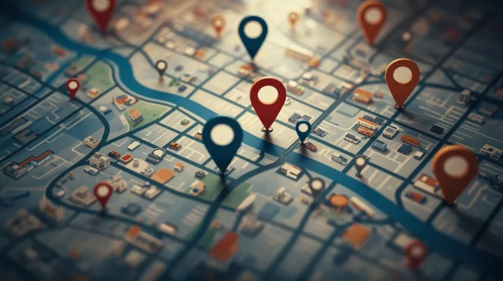 Local Business Locations on Map