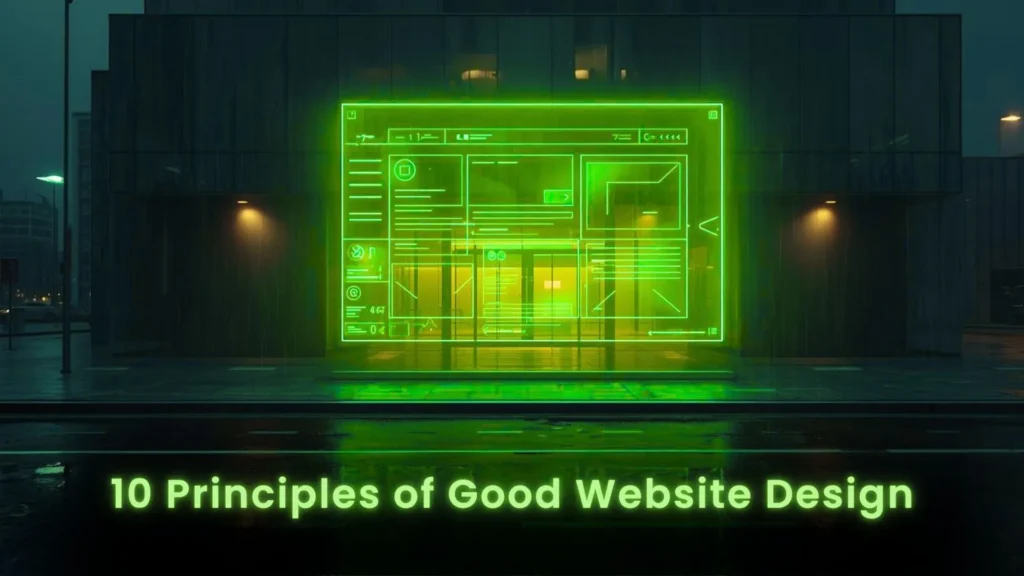 10 Principles of good website design