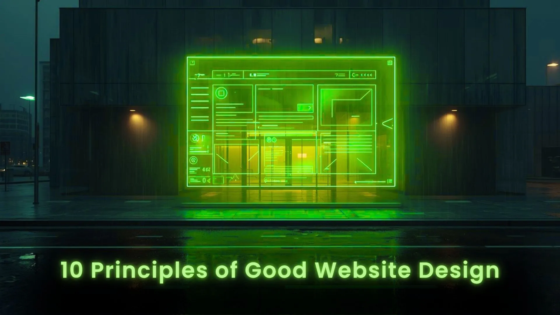 10 Principles of good website design